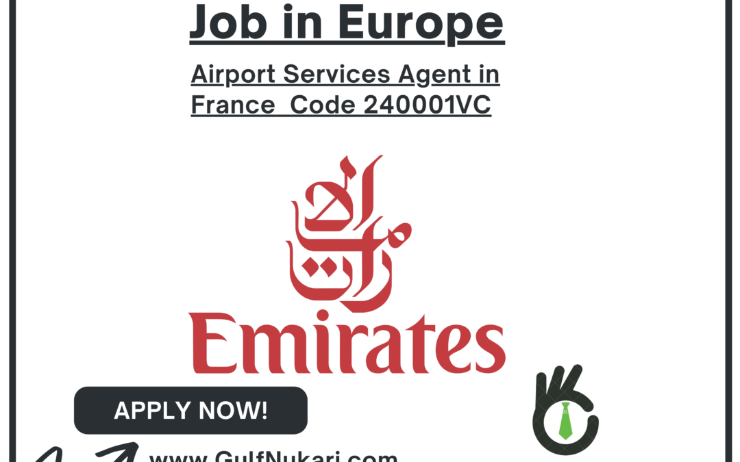 Senior Airport Services Agent – France